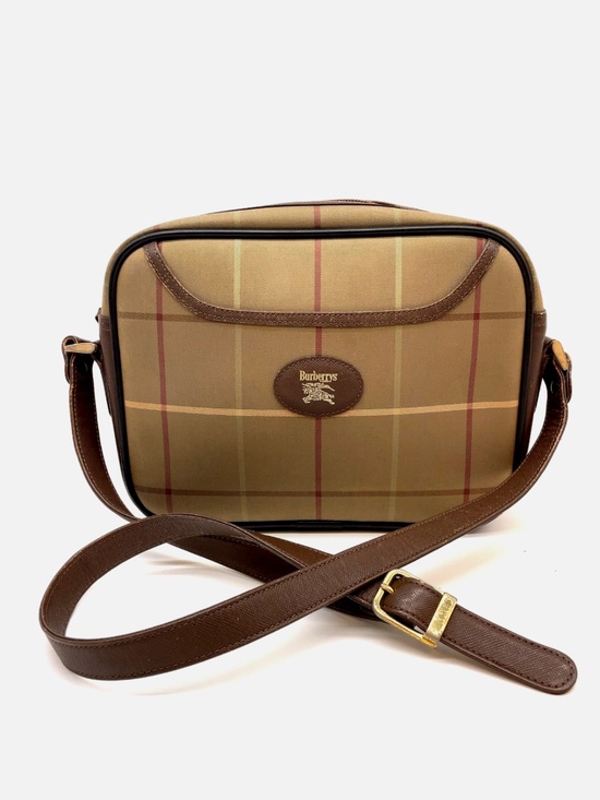 Burberry Handbags - Authentic Vintage Burberrys Nova Check Crossbody Shoulder Bag